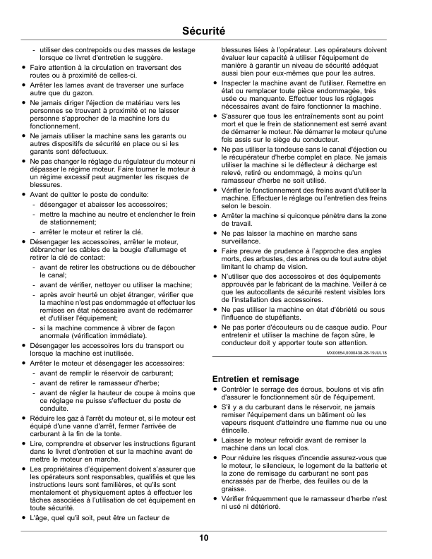 John Deere Select Series Tractors X350, X354, X370, X380 (Export Edition) Operator’s Manual (OMUC19356) Workshop Guide