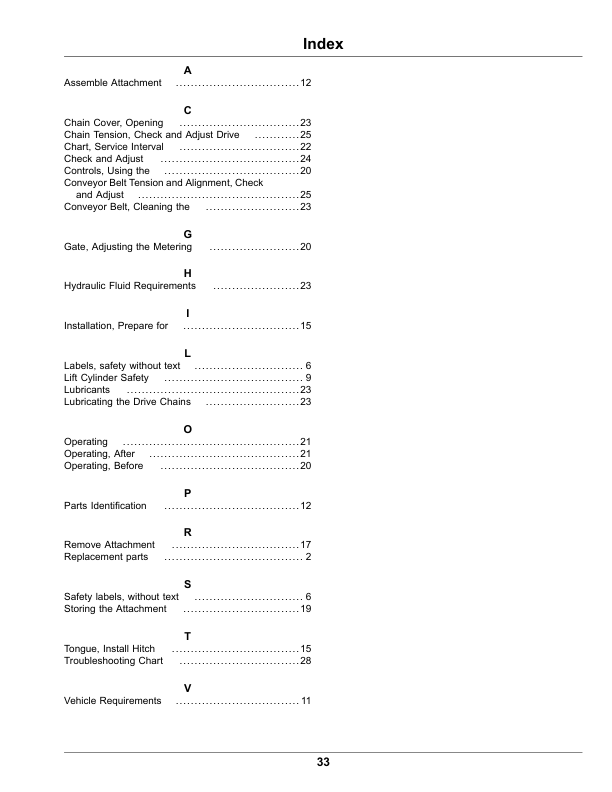 John Deere TD100 Top Dresser Operator’s Manual (OMUC20940) Workshop Guide