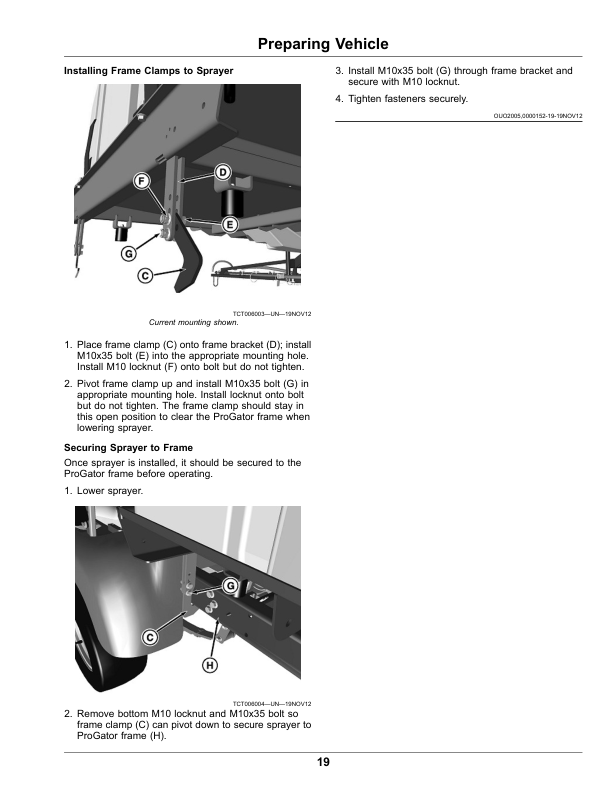 John Deere HD200 SelectSpray Attachment for ProGator Operator’s Manual (OMUC23290) Workshop Guide