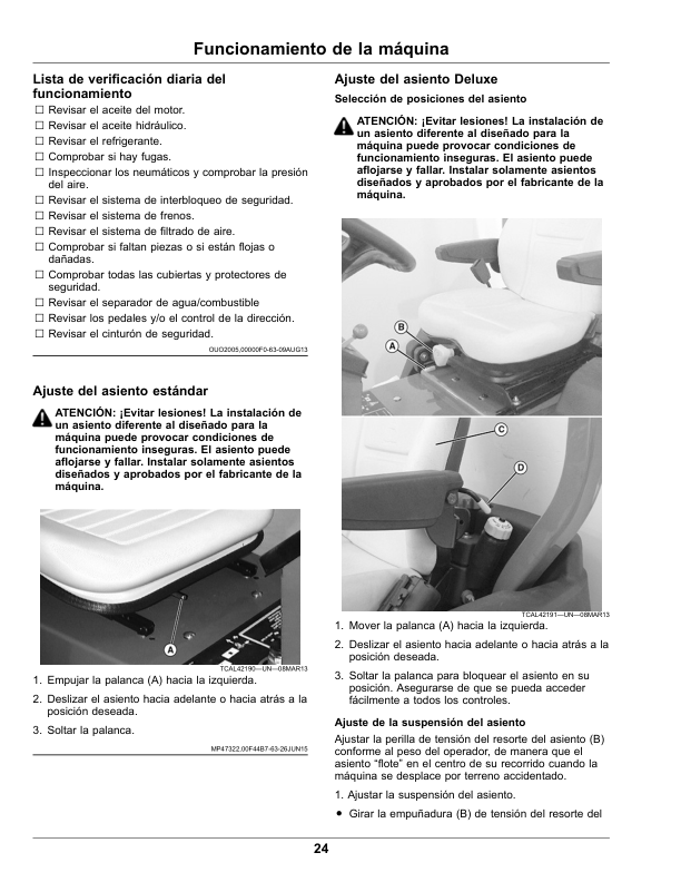 John Deere 2653B PrecisionCut Trim, Surrounds Mower (Serial Number 130001-) (Export Edition) Operator’s Manual (OMUC24433) Workshop Guide