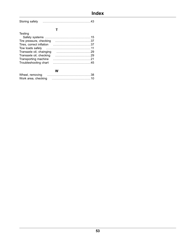 John Deere 1200A Bunker Rake Operator’s Manual (OMUC25078) Workshop Guide
