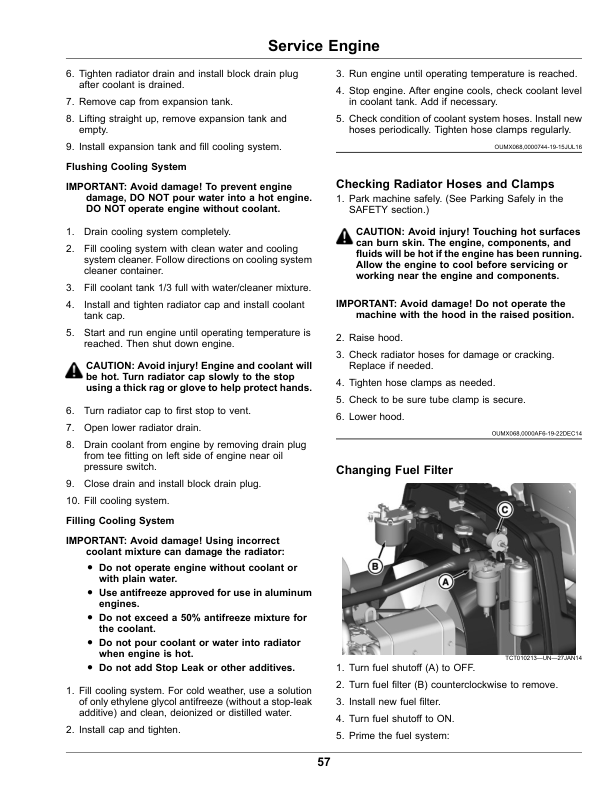 John Deere PrecisionCutFairway Mowers 6080A, 6500A, 6700A Serial No 040001-E-Cut Hybrid Fairway Mowers 6080A, 6500A Serial No 030001- (European Edition) Operator’s Manual (OMUC29352) Workshop Guide