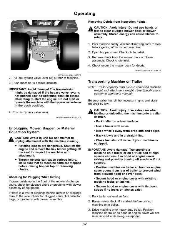 John Deere Select Series Tractors X570, X580, X584, X590 (180001-) (North American) Operator’s Manual (OMUC32881) Workshop Guide