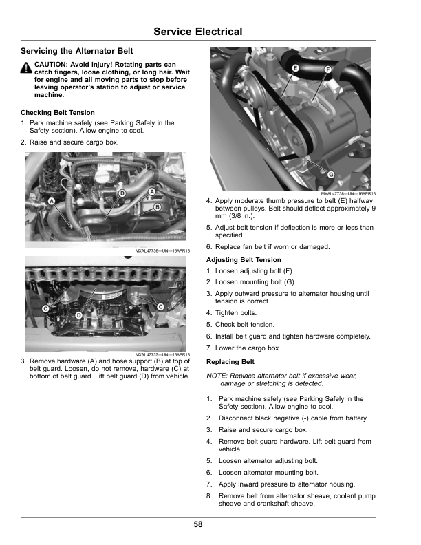 John Deere TH 6X4 Diesel Gator Utility Vehicles (180001-) (Export Edition) Operator’s Manual (OMUC33448E) Workshop Guide