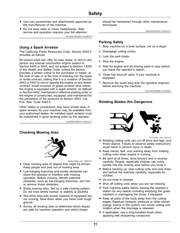 John Deere 180 E-Cut, 220 E-Cut Hybrid Walk Greens Mower (180 E-Cut, Serial Number 110001-), (220 E-Cut Serial Number 140001-) (Export Edition) Operator’s Manual (OMUC33545) Workshop Guide