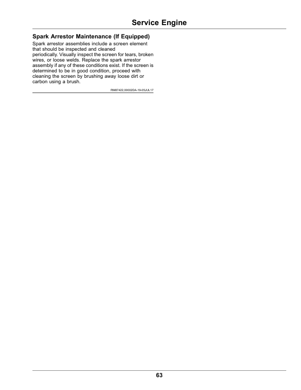 John Deere 9009A TerrainCut Rough Mower (090001-) (North American) Operator’s Manual (OMUC33795E) Workshop Guide