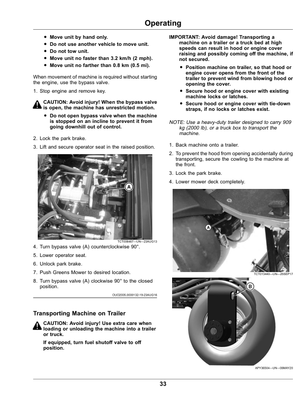 John Deere PrecisionCut 2400, 2550, E-Cut Hybrid 2550 Triplex Mowers (040001-) (North American) Operator’s Manual (OMUC37513E) Workshop Guide