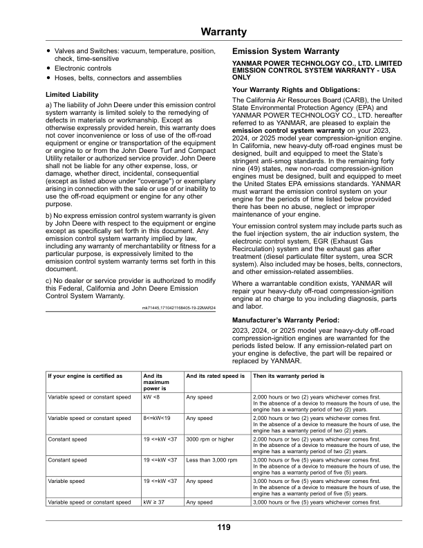 John Deere PrecisionCut 2400, 2550, E-Cut Hybrid 2550 Triplex Mowers Serial Number 60001- Operator’s Manual (OMUC37976E) Workshop Guide