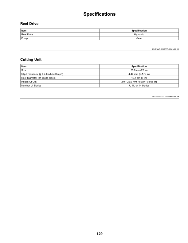 John Deere 2700 PrecisionCut, 2700 E-Cut Hybrid, 2750 PrecisionCut, 2750 E-Cut Hybrid Triplex Mower Serial Number 60001- Operator’s Manual (OMUC38018E) Workshop Guide