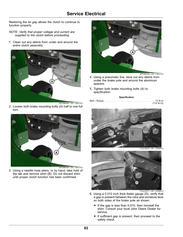 John Deere QuikTrak M&R Series Serial No 25001- Operator’s Manual (OMUC39923E) Workshop Guide