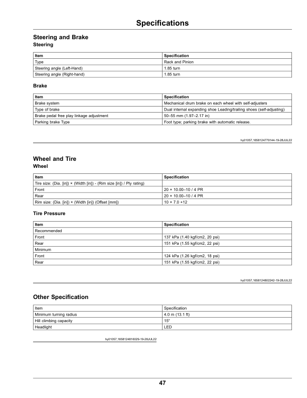 John Deere Gator GS Electric Utility Vehicle (Serial No. 030001-) Operator’s Manual (OMUC42765) Workshop Guide