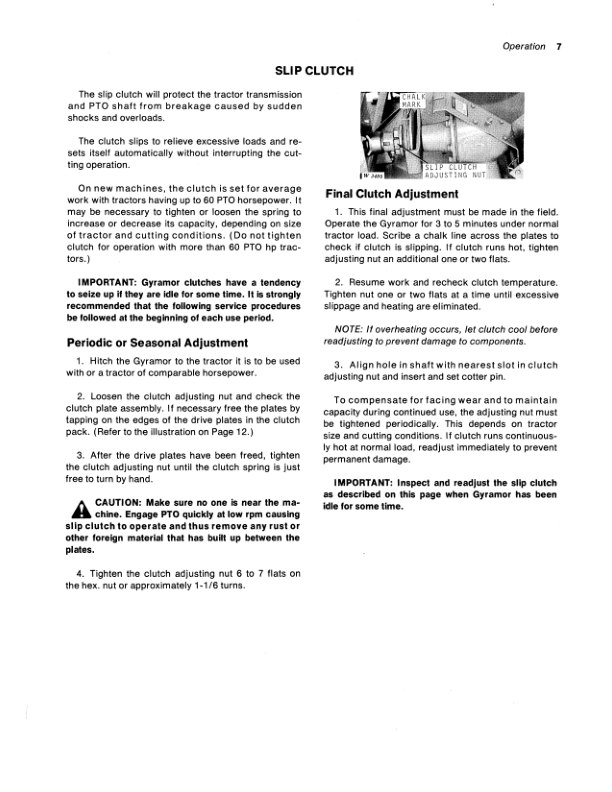John Deere 205 Gyramor Rotary Cutter Operator’s Manual (OMW21322) Workshop Guide