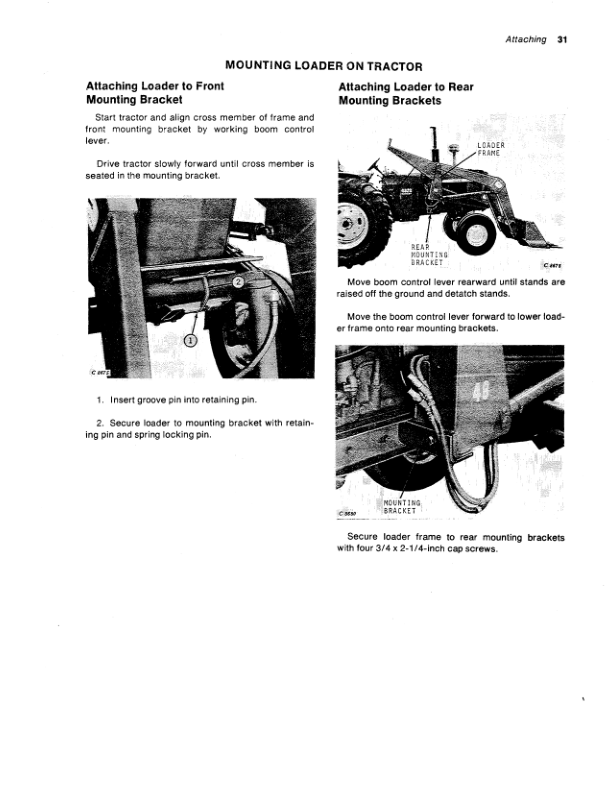 John Deere 48 Loader Operator’s Manual (OMW21324) Workshop Guide