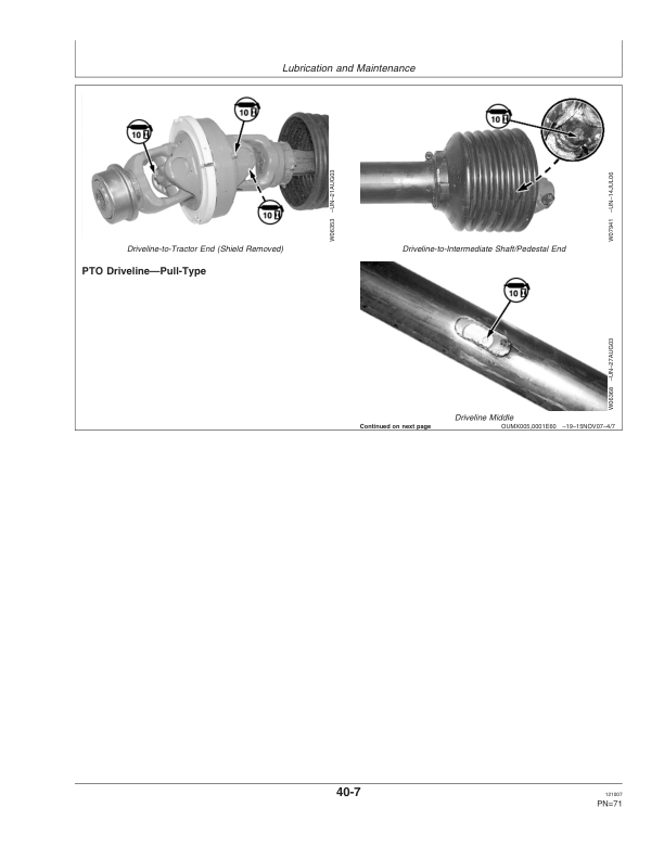 John Deere HX10 Rotary Cutters (008600-009999) HX14 Rotary Cutters (007900-008499) North America Operator’s Manual (OMW53337) Workshop Guide