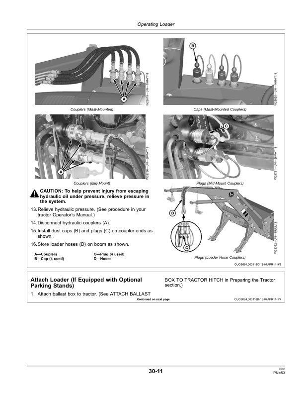 John Deere D170 Loader (001001-) (North America) Operator’s Manual (OMW56298) Workshop Guide
