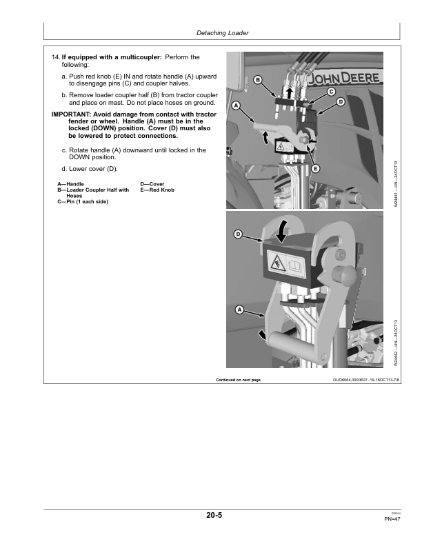 John Deere H180 Loader Operator’s Manual (OMW56545) Workshop Guide