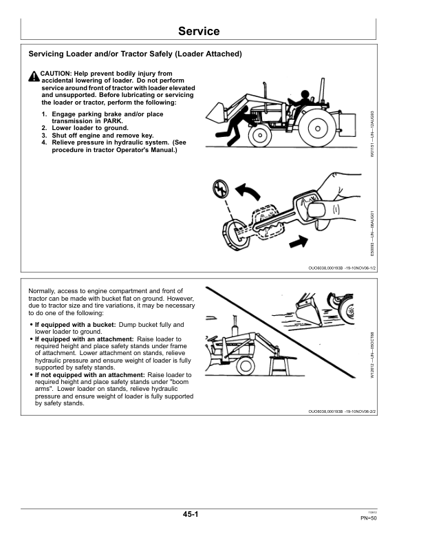 John Deere H130 Loader Operator’s Manual (OMW56726) Workshop Guide