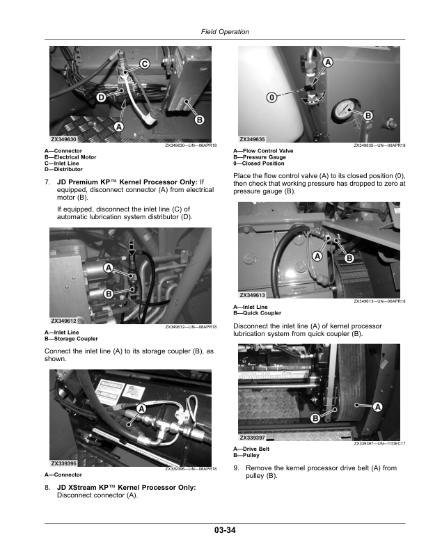 John Deere 9700, 9800, and 9900 Self-Propelled Forage Harvesters Operator’s Manual (OMZ201188) Workshop Guide