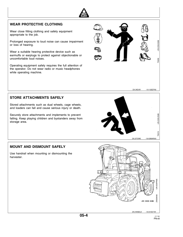 John Deere 6610, 6710, 6810 & 6910 Self-Propelled Forage Harvesters Operator’s Manual (OMZ92475) Workshop Guide