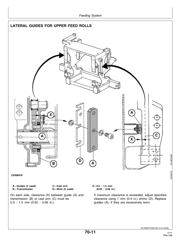 John Deere 6610, 6710, 6810 & 6910 Self-Propelled Forage Harvesters Operator’s Manual (OMZ92519) Workshop Guide