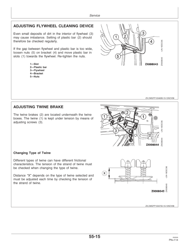 John Deere 680, 690, 680 & 690 MultiCut MultiCut Large Square Balers Operator’s Manual (OMZ92761) Workshop Guide