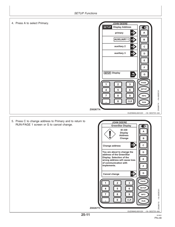 John Deere GREENSTAR PARAL.TRACKING SYST. ENGL Operator’s Manual (OMZ93107) Workshop Guide