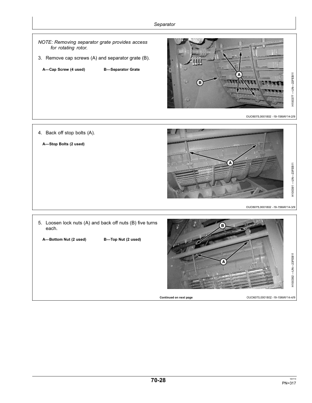 John Deere S660, S670, S680 & S690 Combines Operator’s Manual (OMZ93195) Workshop Guide