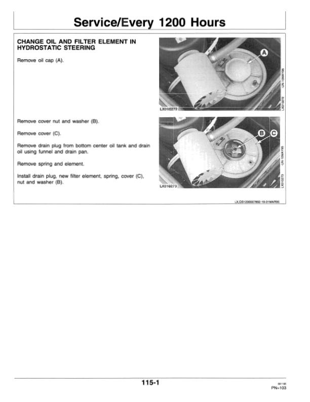 John Deere 2000V Tractor Operator’s Manual (OMZT008) Workshop Guide