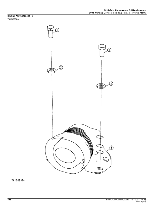 John Deere PR714 Crawlers (ENGINE 6068HT066) Parts Catalog Manual – PC10037 Workshop Guide
