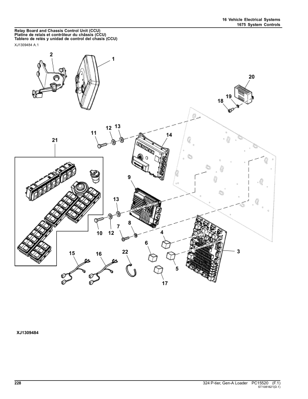 John Deere 324 P Loaders (SN 1LU324PA_ _B_72646-) Parts Catalog Manual – PC15520 Workshop Guide