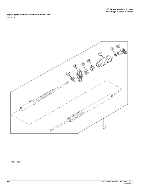 John Deere 655C Crawler Loaders Parts Catalog Manual – PC2886 Workshop Guide