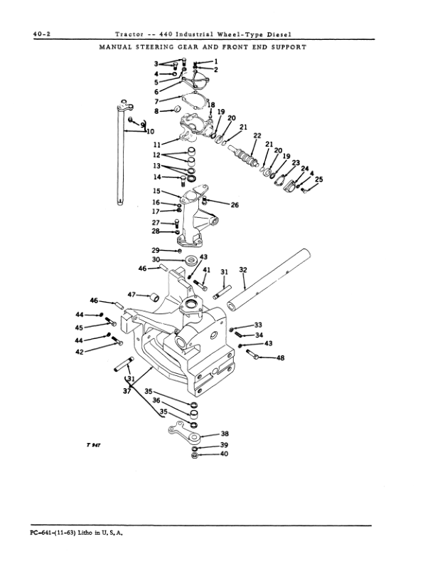 John Deere 440ID Tractors Parts Catalog Manual – PC641 Workshop Guide