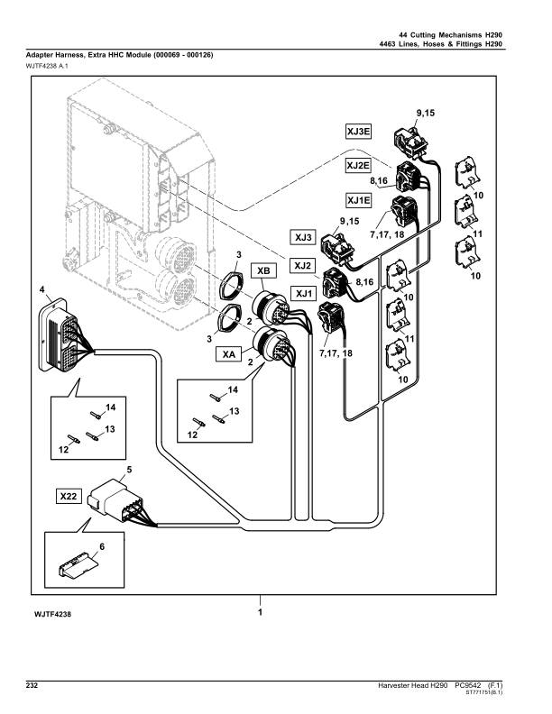 John Deere H290 Harvesting Heads Parts Catalog Manual – PC9542 Workshop Guide