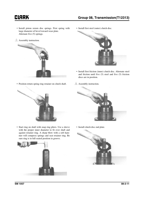 Clark C60L, C70L, C75L Forklift Service Repair Manual (PSI 4X Engine) Workshop Guide