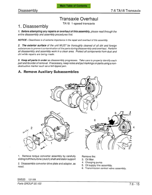Clark GCX20, GCX22, GCX25, GCX27, GCX30 Forklift Repair Manual Workshop Guide