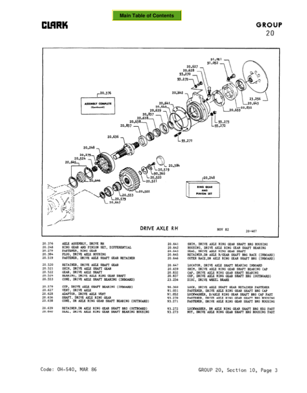 Clark TM10, TM12, TM15S, TM15, TM17, TM20, TM22, TM25 Forklift Service Repair Manual Workshop Guide