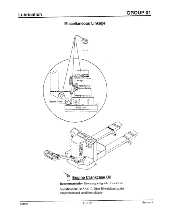 Clark HWP25, PWD25, HWD25, HWP30, PWD30, HWD30, HWD36, PWD36 Pallet Truck Service Manual Workshop Guide