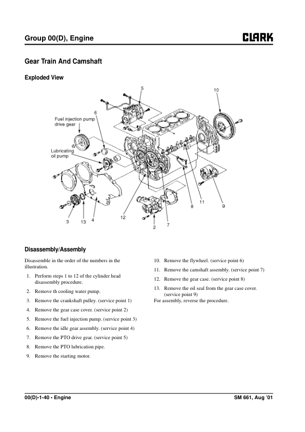 Clark C15L, C18L, C30L, C33L, C35L Forklift Service Repair Manual (4G64 LPG Engine) Workshop Guide