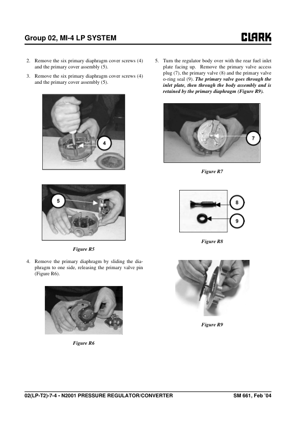 Clark C15G, C18G, C30G, C33G , C35G Forklift Service Repair Manual (4G63 GAS Engine) Workshop Guide