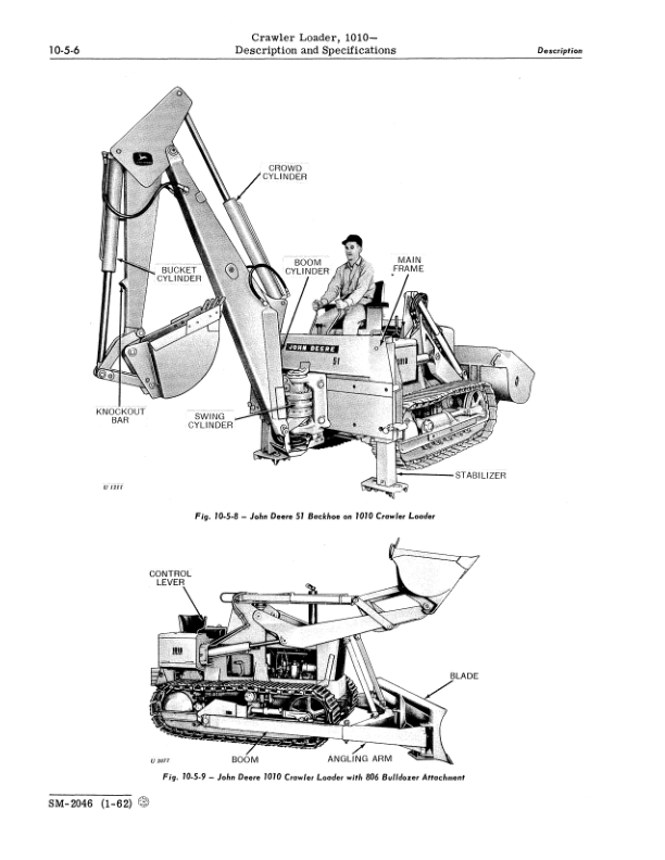 John Deere 1010 Crawler Loader Service Repair Manual (SM2046) Workshop Guide