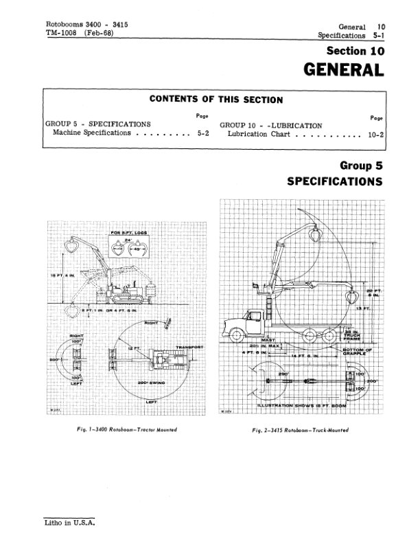 John Deere 3400, 3415 Rotobooms Repair Technical Manual – (TM1008) Workshop Guide