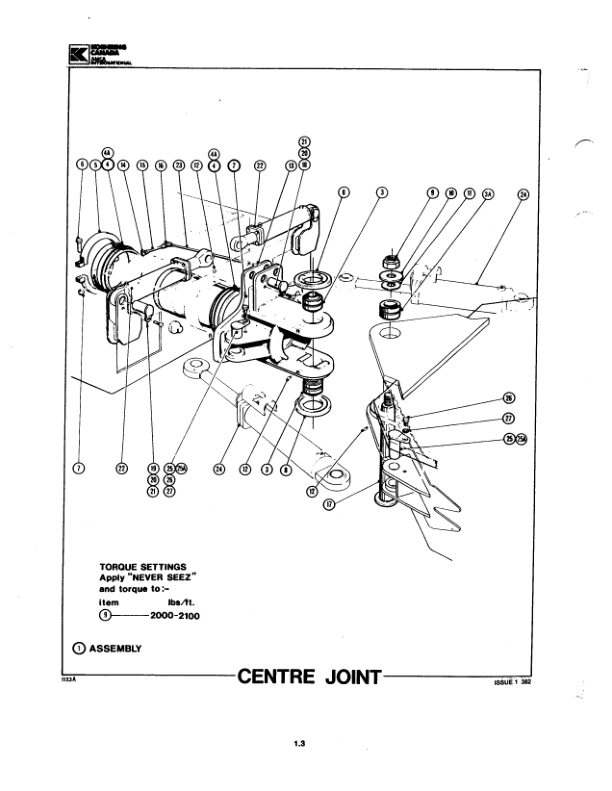 Koehring Waterous K440 Knuckleboom Loader Parts Catalog Manual Workshop Guide