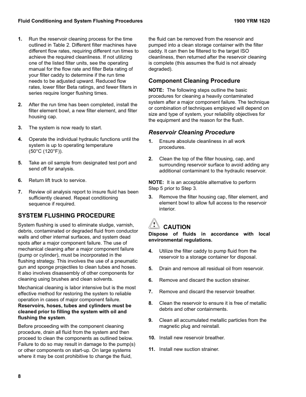 Yale ERP030VT, ERP035VT, ERP040VT Forklift G807 Series Repair Manual Workshop Guide