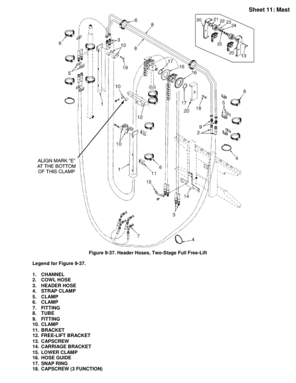 Yale GP040TG, GP050TG, GP060TG, GP065TG Forklift E177 Series Repair Manual Workshop Guide
