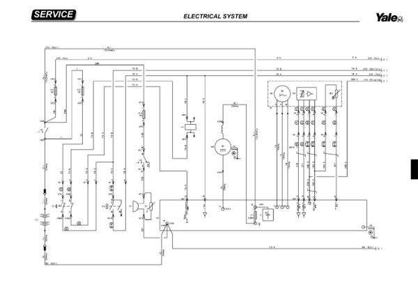 Yale MS10E, MS12E, MS24HBE Stacker C845 Service Repair Manual Workshop Guide
