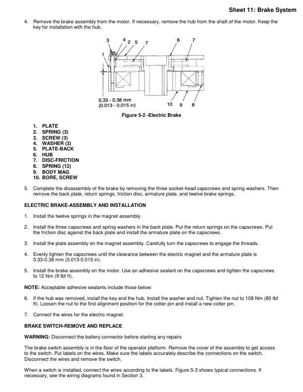 Yale OS030BC, SS030BC Forklift B826 Service Repair Manual Workshop Guide