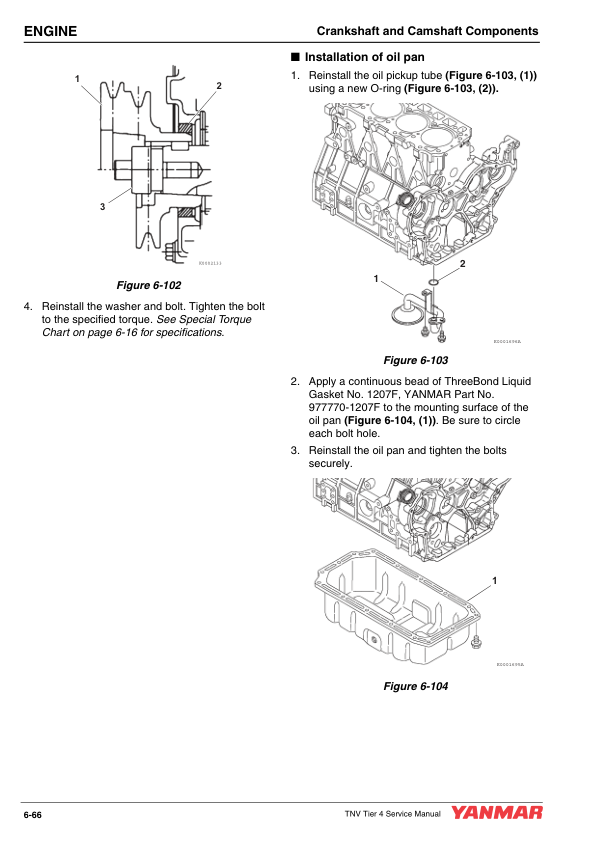 Yanmar 3TNV88C, 3TNV86CT, 4TNV88C, 4TNV86CT, 4TNV98C, 4TNV98CT Engine Repair Manual