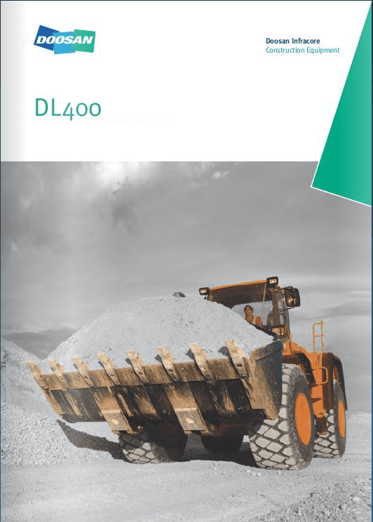 Doosan Daewoo DL400 Wheeled Loader Service Manual Workshop Guide