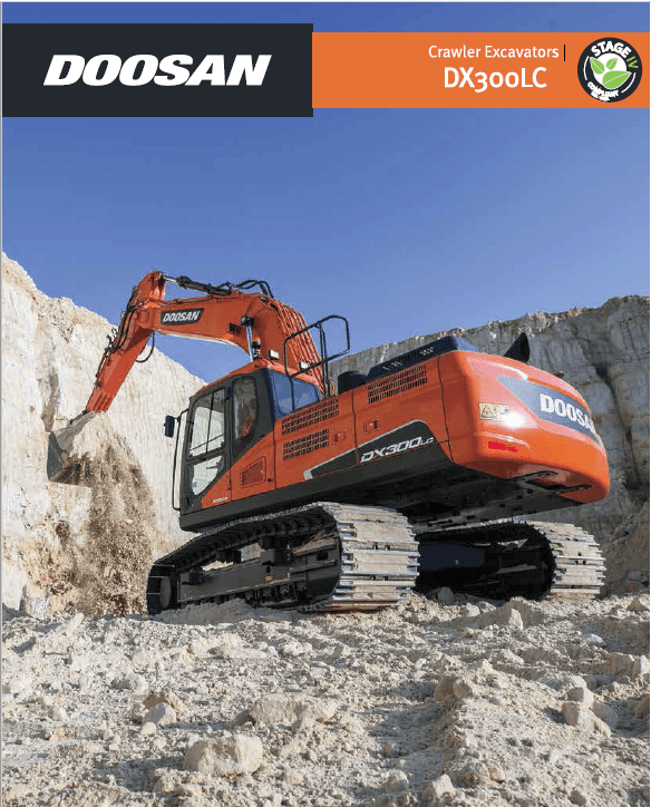 Doosan Daewoo DX300LC Excavator Service Manual Workshop Guide