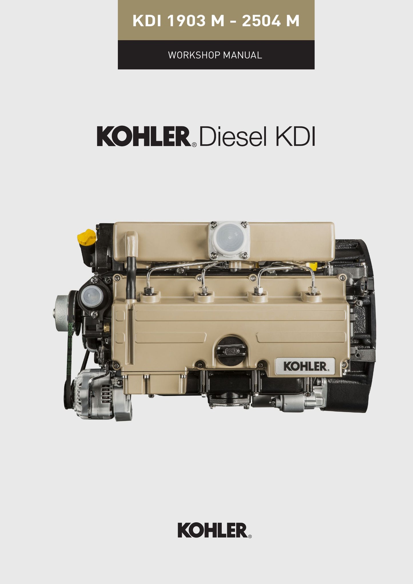 KOHLER KDI 1903 M 2504 M Engine Workshop Manual ED0053029610